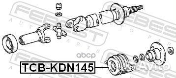 Подшипник опоры карданного вала перед прав/лев