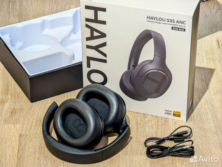 Наушники накладные Xiaomi Haylou S35 ANC Black