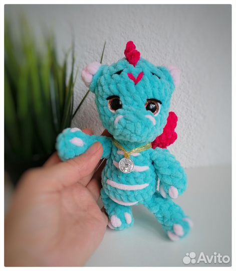 Дракон. Дракончик вязаный.Символ 2024 года