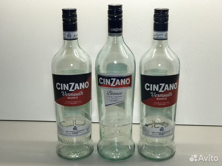 Литровые стеклянные бутылки с винтовыми крышками