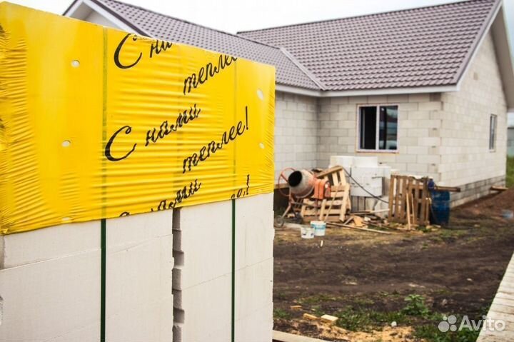 Коттедж стеновой газоблок