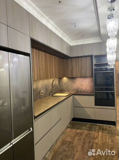 Кухня под мрамор