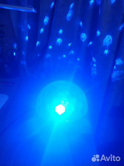 Диско-шар новогодний с пультом и динамиком