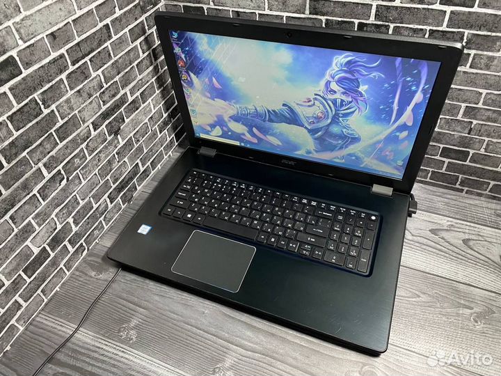 Игровой ноутбук Acer 17.3/6Gb/2видеокарты/SSD+HDD