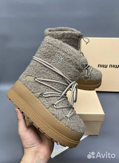 Валенки / Дутики Miu Miu Барашки Размеры 36-40