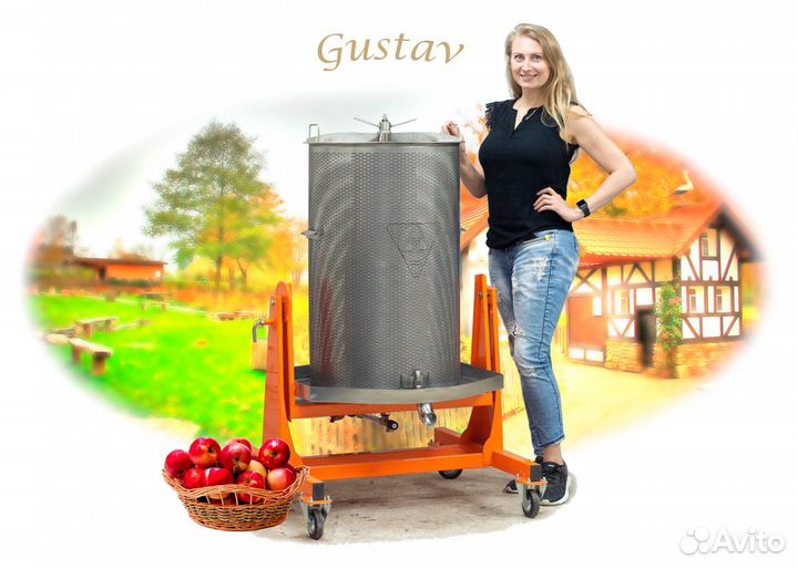 Пресс для яблок винограда 30 - 180 литров