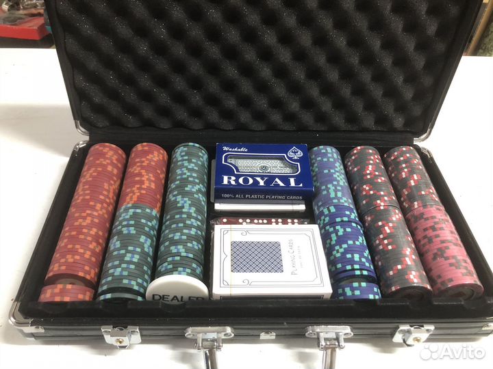 Набор для покера 300 фишек