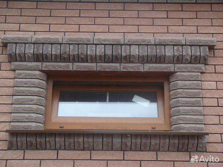 Окно пвх под дерево фрамуга