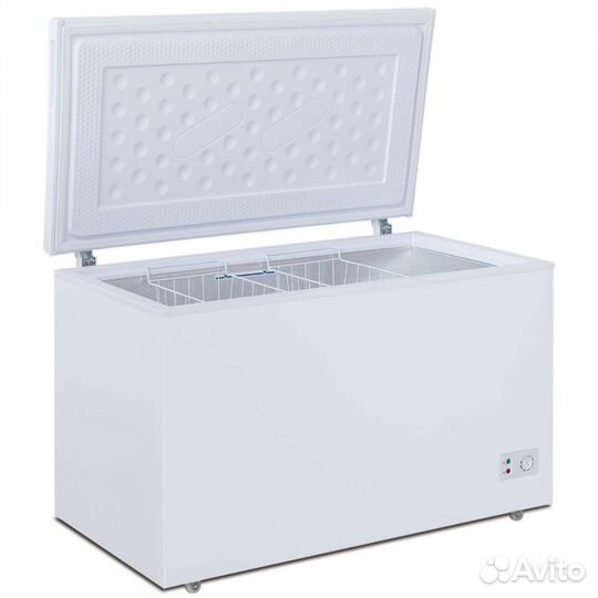 Морозильный ларь Бирюса Б-355KX белый