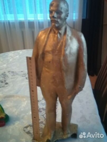 Статуэтка Ленин силумин 45 см,вес 4,530кг редкий