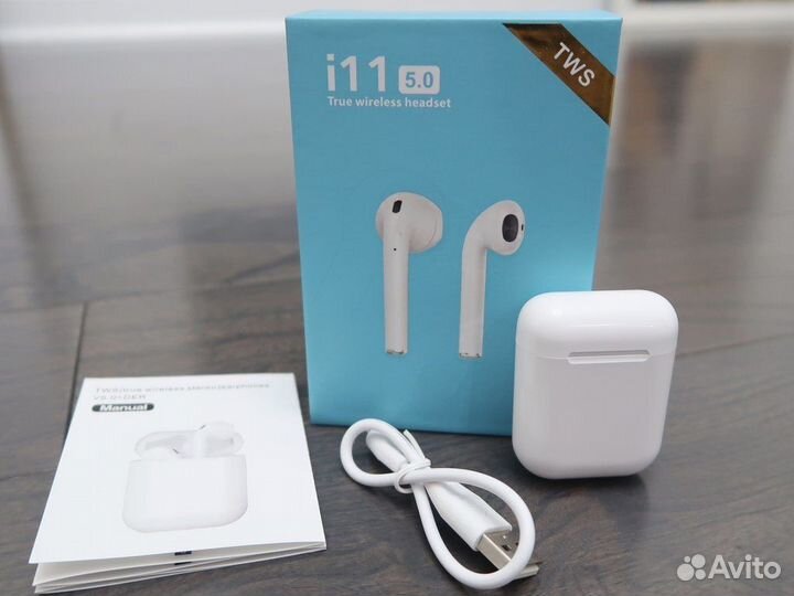 Аналог airpods 2 Беспроводные наушники i11-TWS