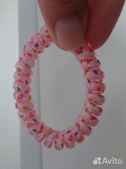 Резинки-пружинки для волос (новые, набор 5 штук)