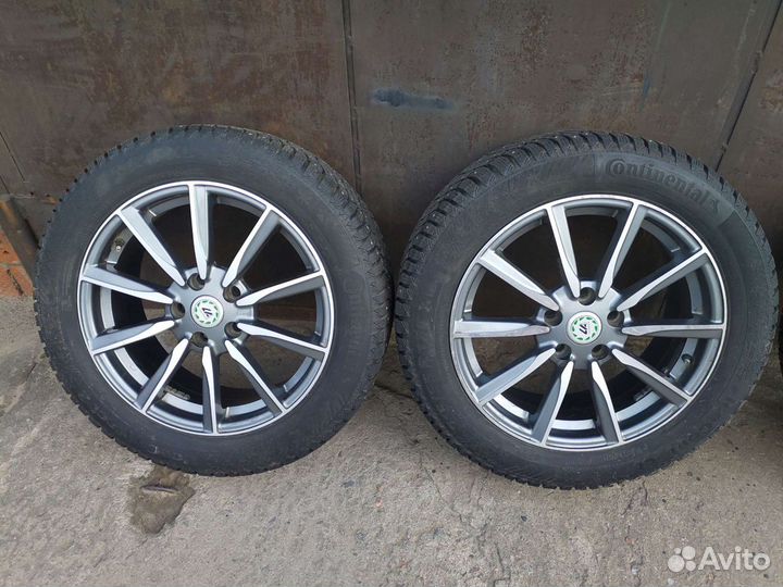 Комплект колес R17 зимние Continental IceContact2