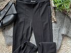 Черные штаны zara с разрезами 42-44 объявление продам