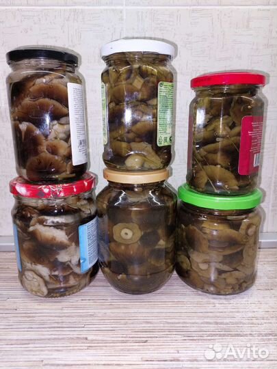 Грибы отборные маринованные