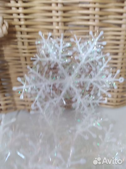 Украшение снежинка