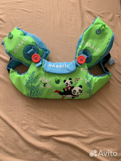 Нарукавники и жилет для плаванья