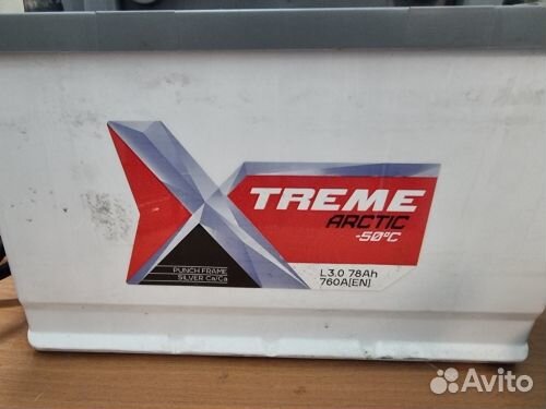 Аккумулятор Xtreme Arctic 78 Ач 760 А обратная R+