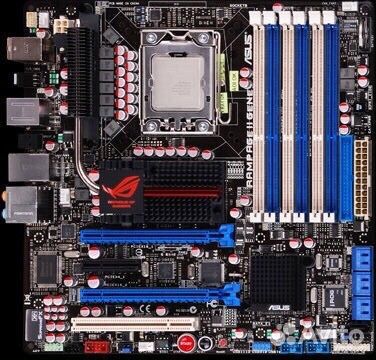 Материнская плата asus rampage II gene