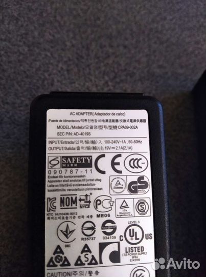 Зарядки Asus и Samsung