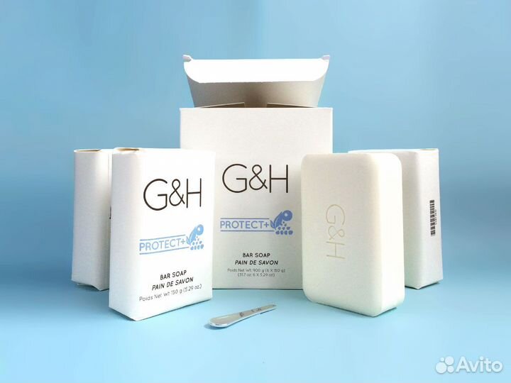 Мыло Amway G&H Protect коробка 6х150г дезодорирует