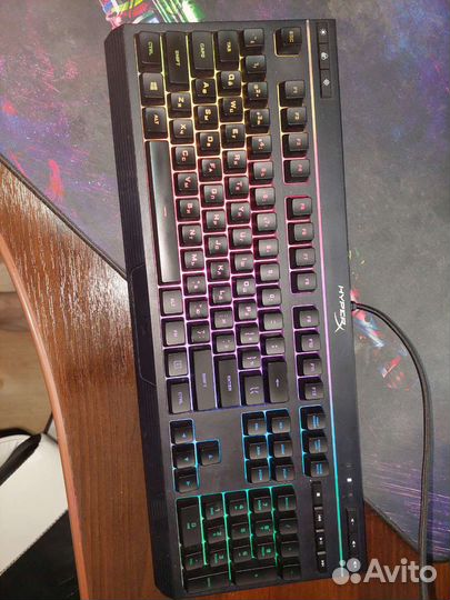 Игровая мембранная клавиатура HyperX alloy core rg