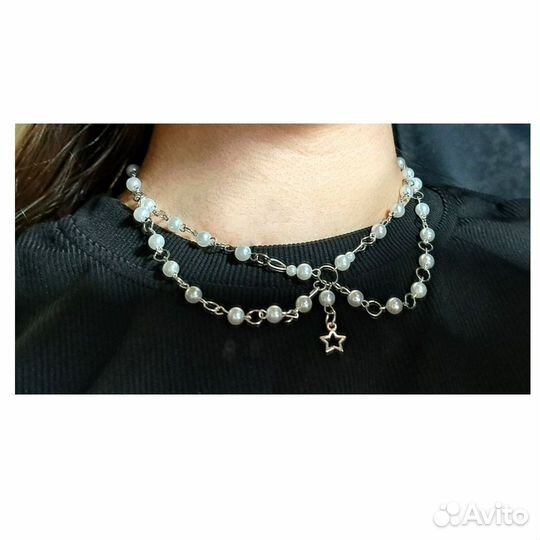 Чокер из бисера