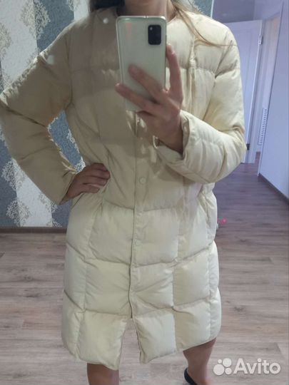 Пуховик женский длинный 46 48 размер