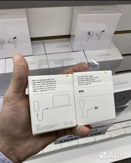 Комплект кабель+блок на iPhone