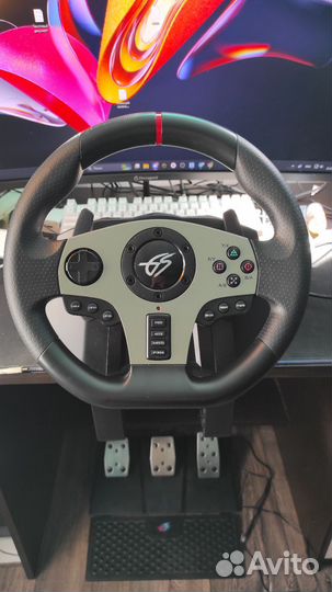 Игровой руль Dexp wheelman pro gt