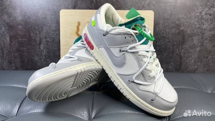 Кроссовки Nike Dunk Low Off White 25/50 Мужские