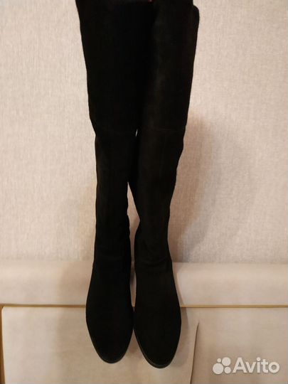 Сапоги женски натуральная кожа зимние 37-38р