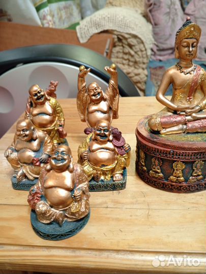 Будда, хотей из полистоуна в ассортименте, новые