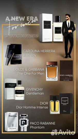 Духи женские мужские новые