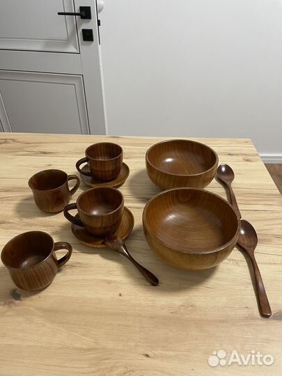 Посуда деревянная