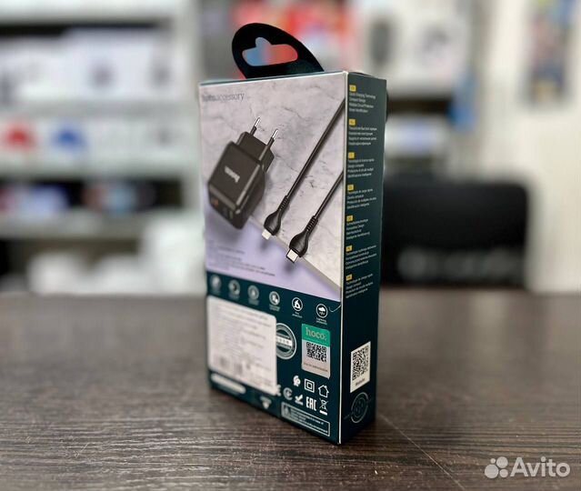 Блок питания Hoco Fast Charger Type-C to Lighting