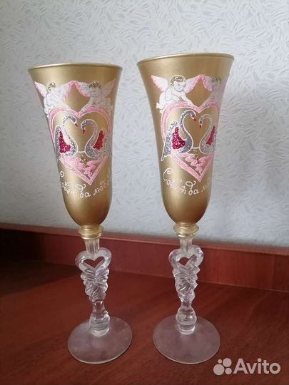Бокалы на свадьбу