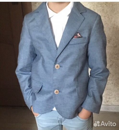 Пиджак для мальчика 116