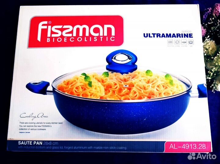 Сковорода-сотейник Италия Fissman эксклюзив 35 см