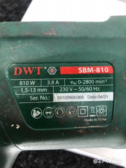 Дрель шуруповерт DWT SBM-810 К40