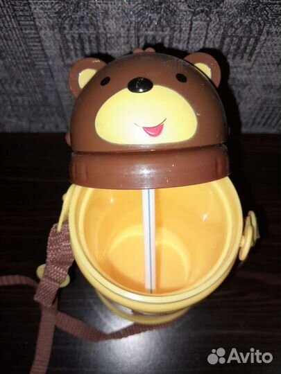 Термокружка - Поилка с трубочкой