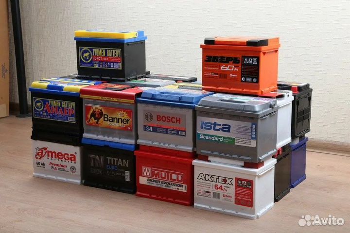 Аккумулятор автомобильный новый 60 75 100