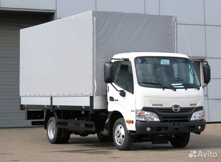 Тент на hino 300. Тентованный кузов на hino 300