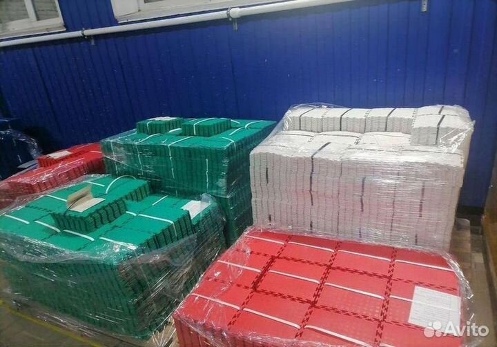 Модульная пвх плитка в автосервис / сто