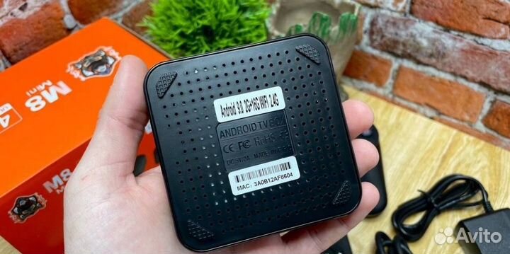 Android TV приставка M8 Mini 4K / Game 10000+