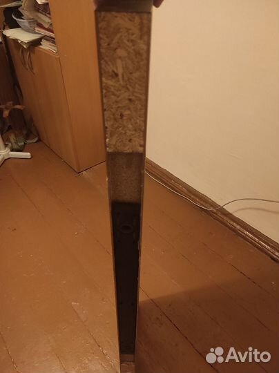 Полка IKEA лакк, темная б/у