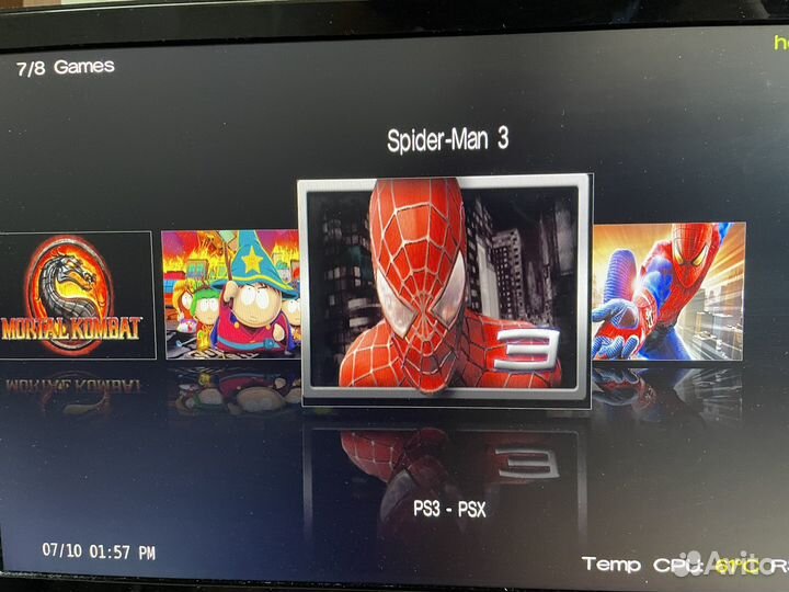 Sony playstation 3 / slim / прошитая / много игр