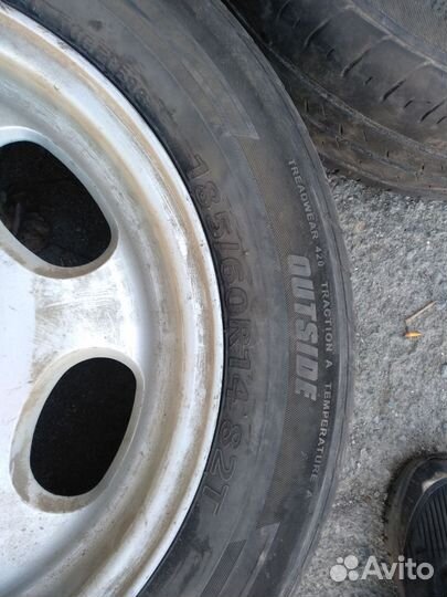 Комплект летних колес r14 на ваз