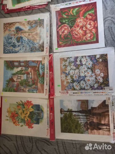 Канва с рисунком для вышивания