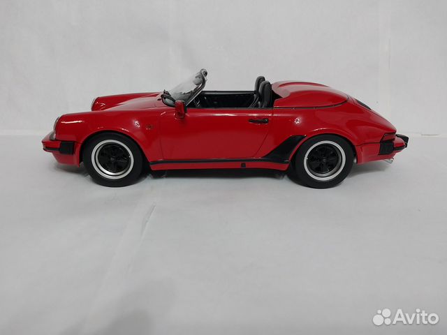 Porsche 911 Speedster 1989 красный, 1:18 KK-Scale